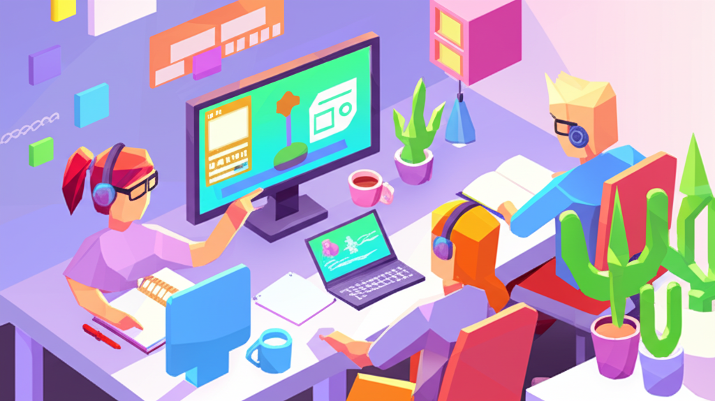 Illustration for Mid-Size Studios
